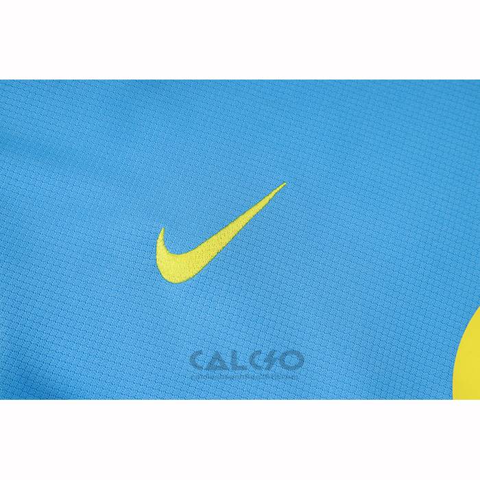 Tuta da Track FC Barcellona Manica Corta 2025-2026 Blu - Pantaloncini